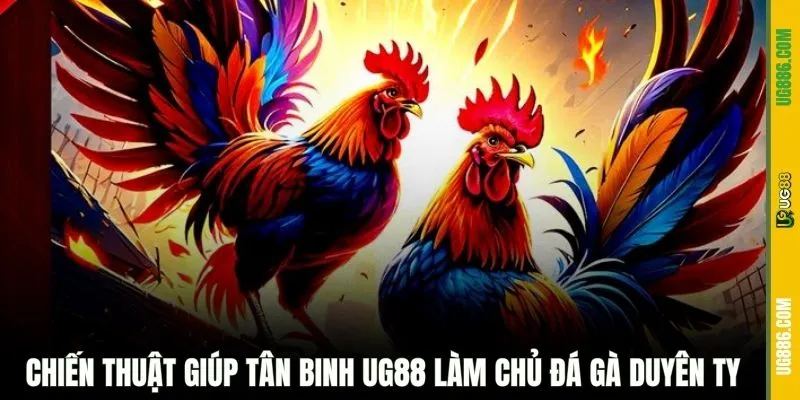 Chiến thuật giúp tân binh UG88 làm chủ đá gà Duyên Ty