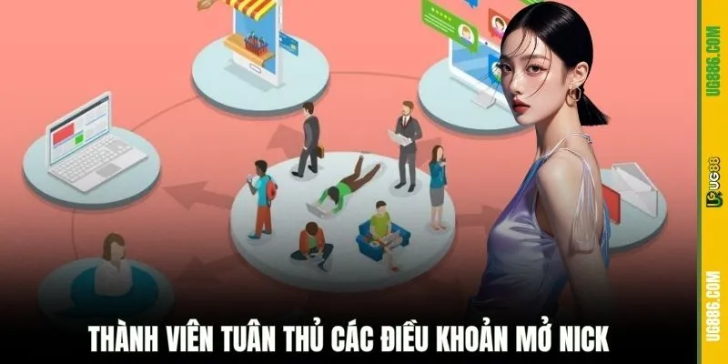 Thành viên tuân thủ các điều khoản mở nick