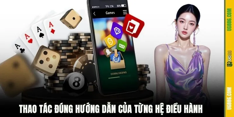 Thao tác đúng hướng dẫn của từng hệ điều hành
